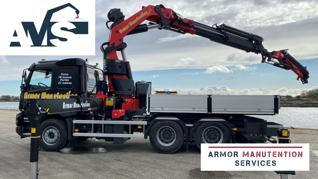 Camion bras Grue Levage AMS